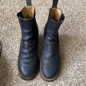 Free Lance black leather ankle boots size 8